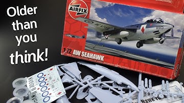 This Airfix Seahawk model kit from 2010, is actually older than you think! (probably). Unboxing