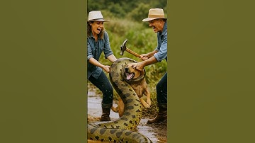 Brave Man & Woman Save Dog From Giant Python 🐍 | Viral Short Film 2025