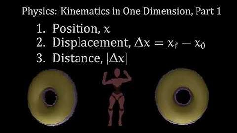 Physics: Kinematics in One Dimension, Part 1