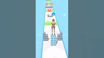 Cube Skates Frozen Run Level-22 #shorts #games #viral