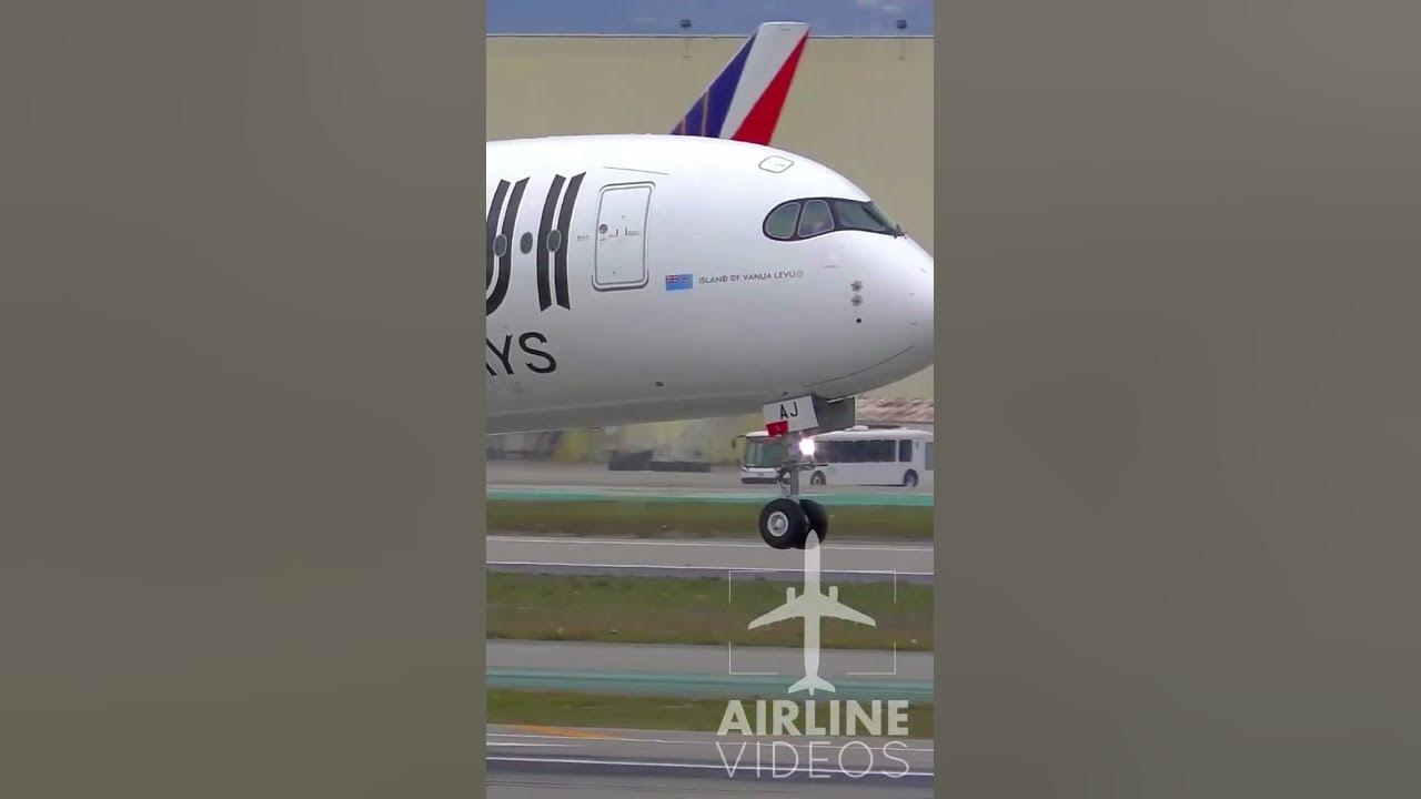 Airplane Windshield Wipers on A350 in action YouTube