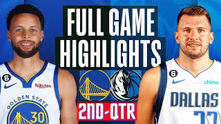 Golden State Warriors vs Dallas Mavericks HIGHLIGHTS 2nd - QTR HD | 2024 NBA season | 04/05/2024