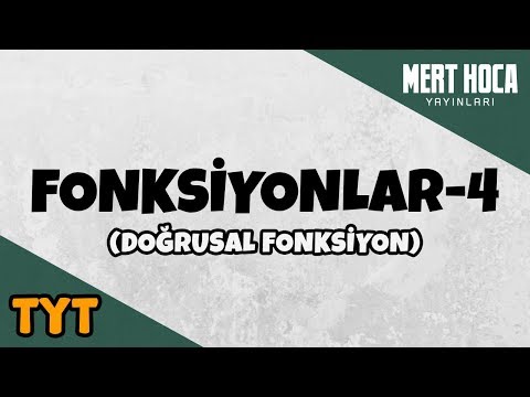 Video: Doğrusal fonksiyonların amacı nedir?