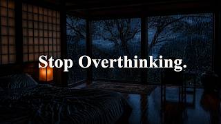 Stop Overthinking & Sleep Fast Tonight 🌙 Rain Sounds for Deep Sleep 🌧