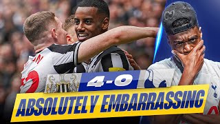 IM ABSOLUTELY FUMING MY HEAD IS GONE! Newcastle 4-0 Tottenham EXPRESSIONS LOSES IT! 🤬🤬