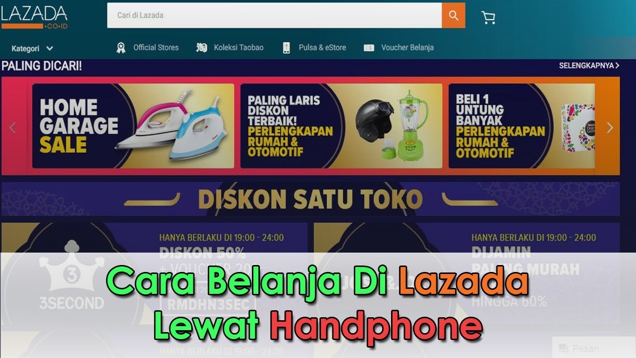 Cara Belanja Dan Beli Barang Di Lazada Lebih Dari Satu Youtube