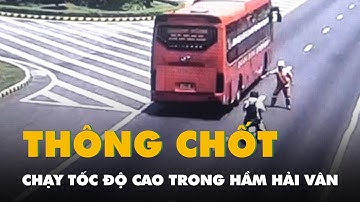 Xe máy liên tục ‘thông chốt’, chạy tốc độ cao, lạng lách trong hầm Hải Vân