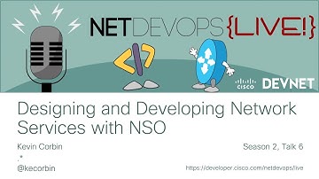 Designing and Developing Network Services with NSO