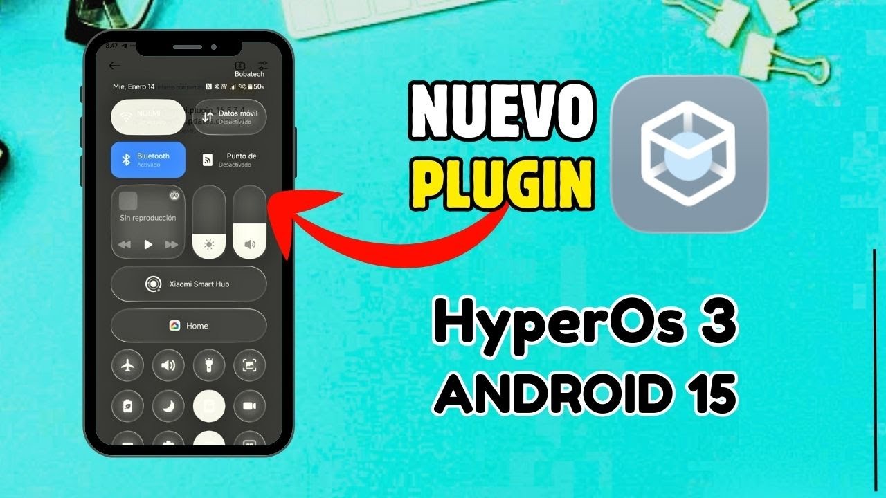 Nuevo Plugin para Mantener Actualizado tu Centro de Control HOS 3 con Android 15 en Xiaomi