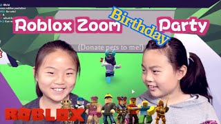 We Are Doing a Roblox Zoom Birthday Party