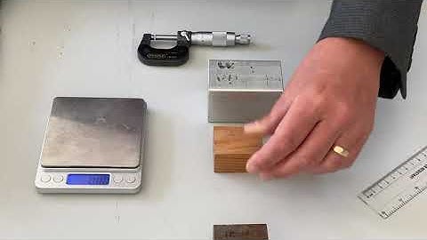 GCSE Science required practical measuring the density of a regular shaped object