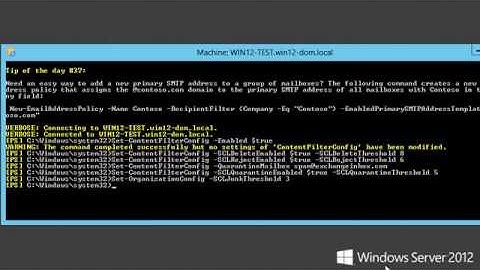 Exchange 2013 Anti-Spam Part 5 - Content Filter