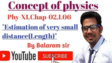 Estimation of very small distance(Length)