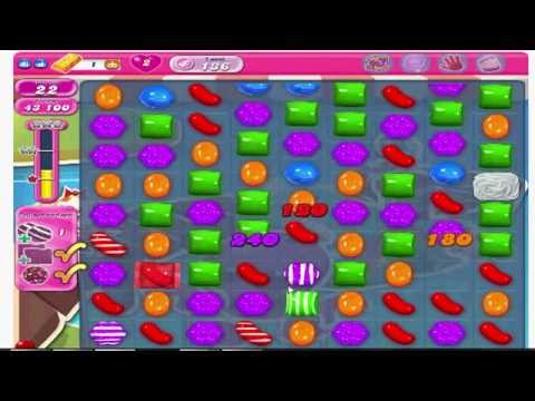 Candy crush saga level 136 - No Boosters (with commentary)