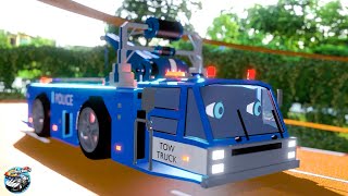 Wheels On The Tow Truck Nursery Rhyme + More Kids Songs & Car Cartoon Videos