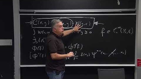 Topics in QFT on Flat and Curved Spacetimes - Lecture 6