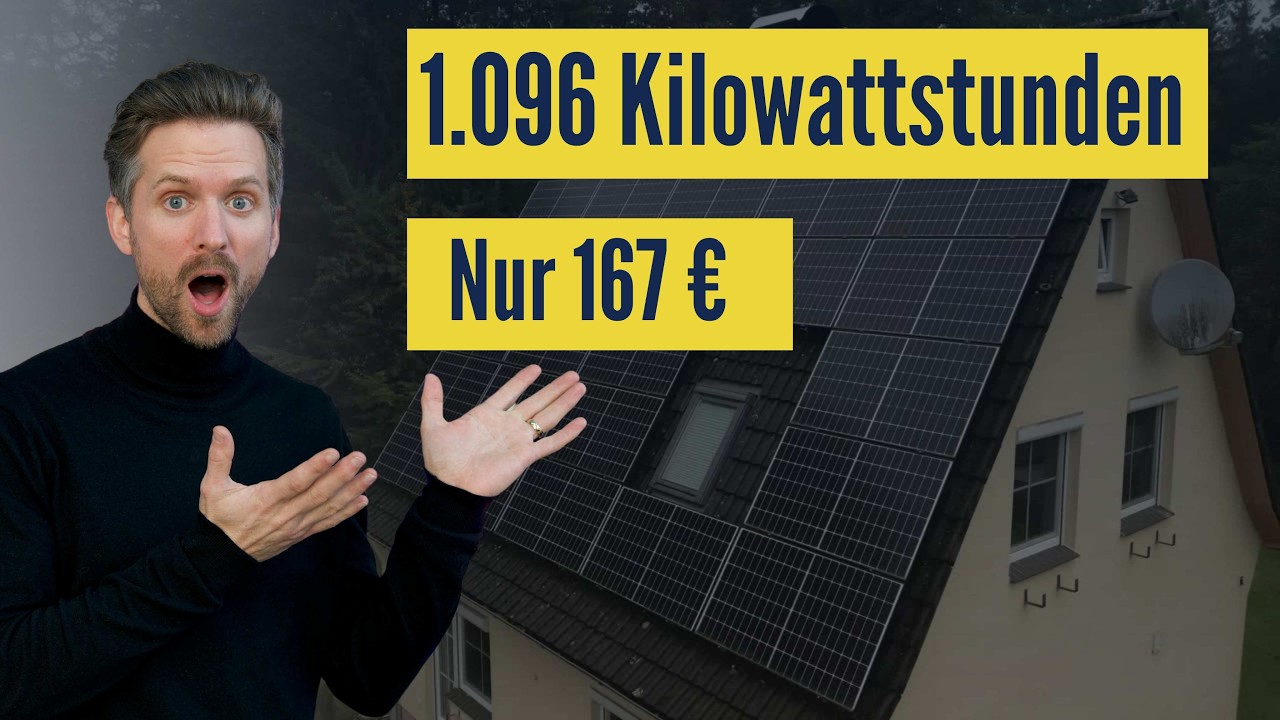 Energiekosten halbiert dank Photovoltaik-Anlage und Speicher – auf YouTube ansehen