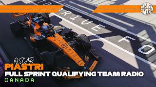 Oscar Piastri Full Sprint Qualifying Team Radio | 2026 Canadian Grand Prix