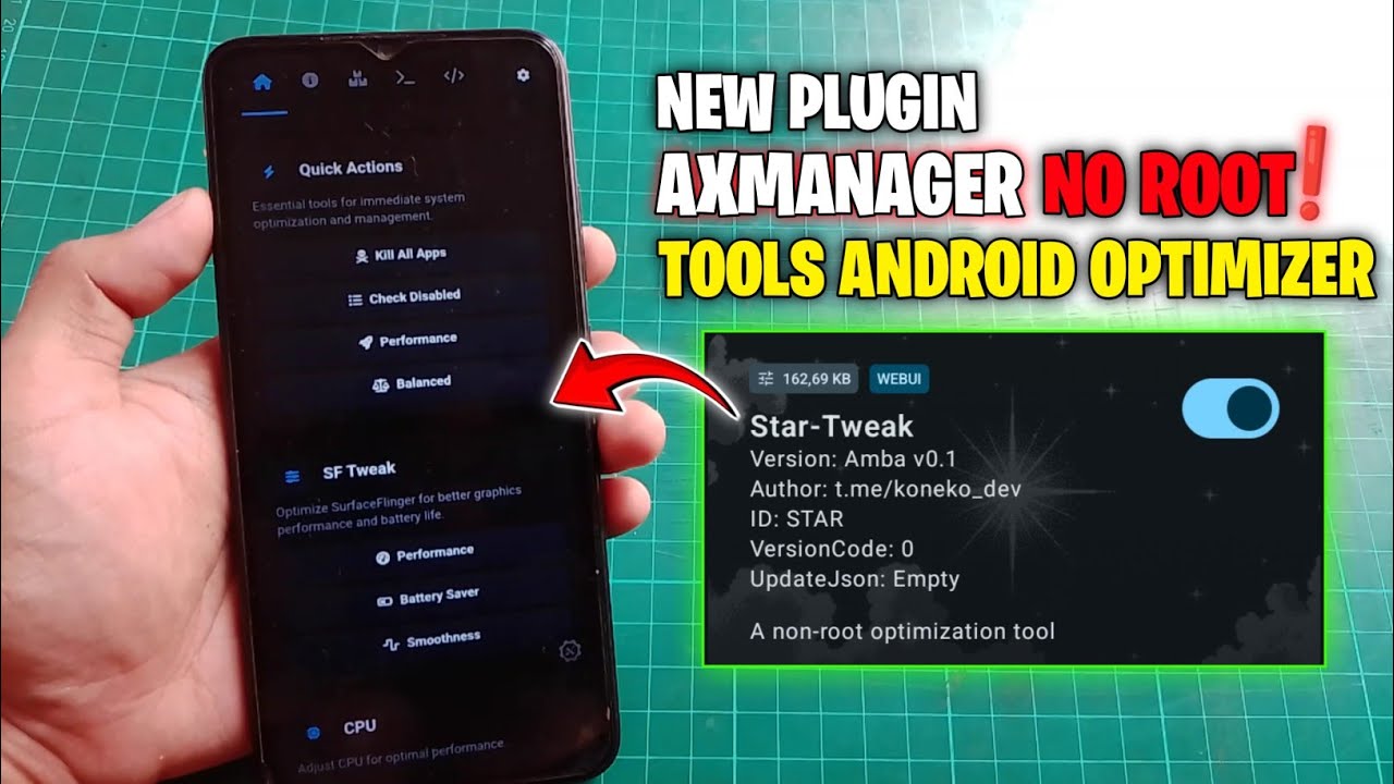 Plugin AxManager Terbaru Lagi🎮 Tweak Tools Android Optimizer no root ...