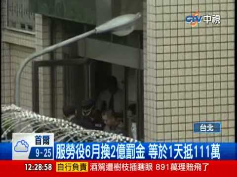 【中視新聞】拒繳2億罰金 郭力恆恐再入獄6個月   20140508