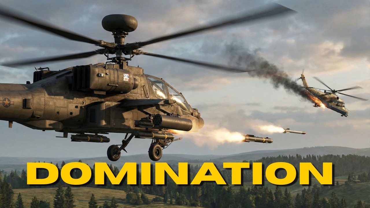 We try out the Apache gunner - YouTube