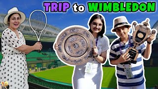 TRIP TO WIMBLEDON | Trip to London Part 2 | Family Travel Vlog | Tennis Match | Aayu and Pihu Show screenshot 1