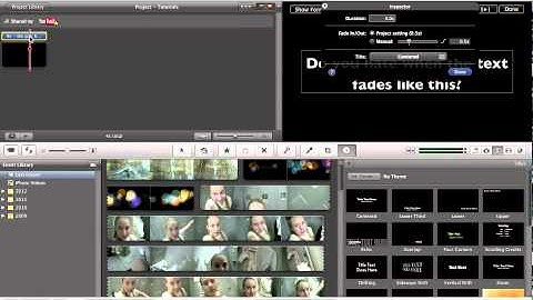 How to Stop Text From FadingTutorial on iMovie 