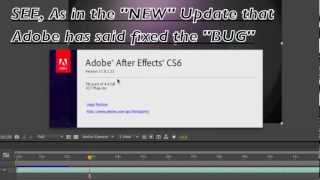 After Effect CS6 "Error-2 frames or more" FIXED! Just Update CS6