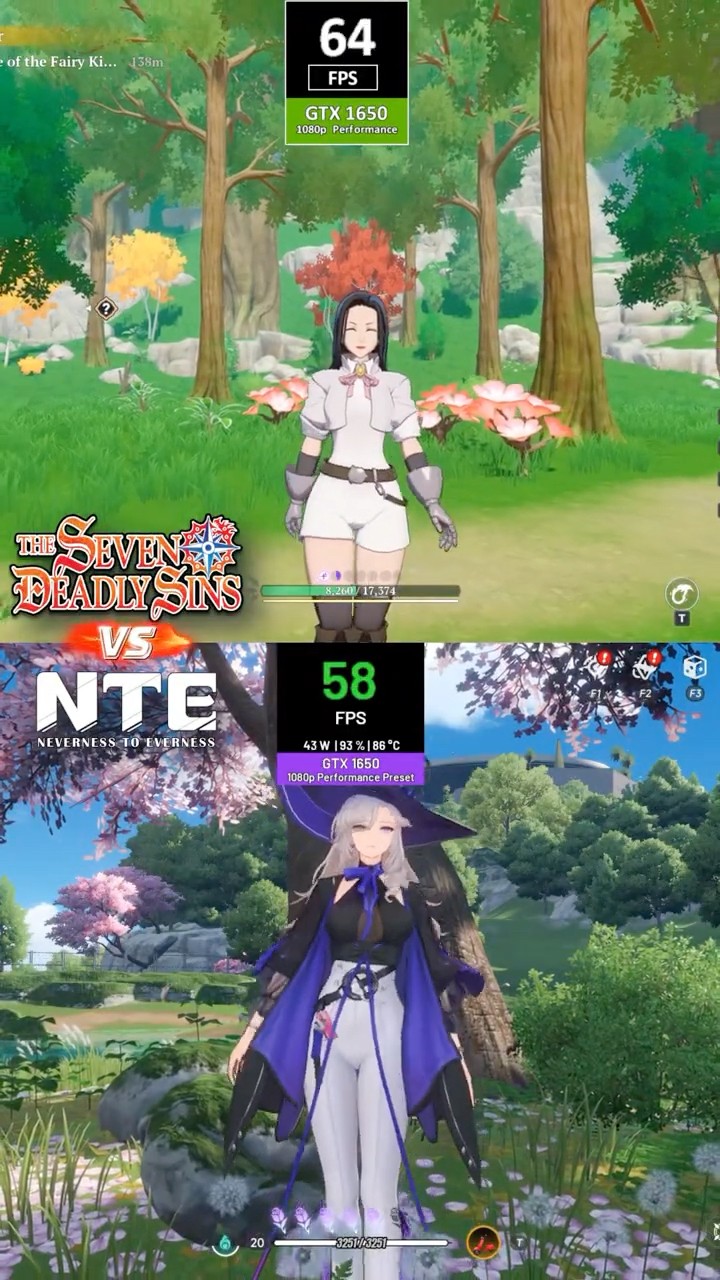 NTE vs Seven Deadly Sins Origin- The Real FPS Winner #nte