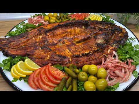 اطيب سمك مشوي بالفرن مع اطيب تتبيلة