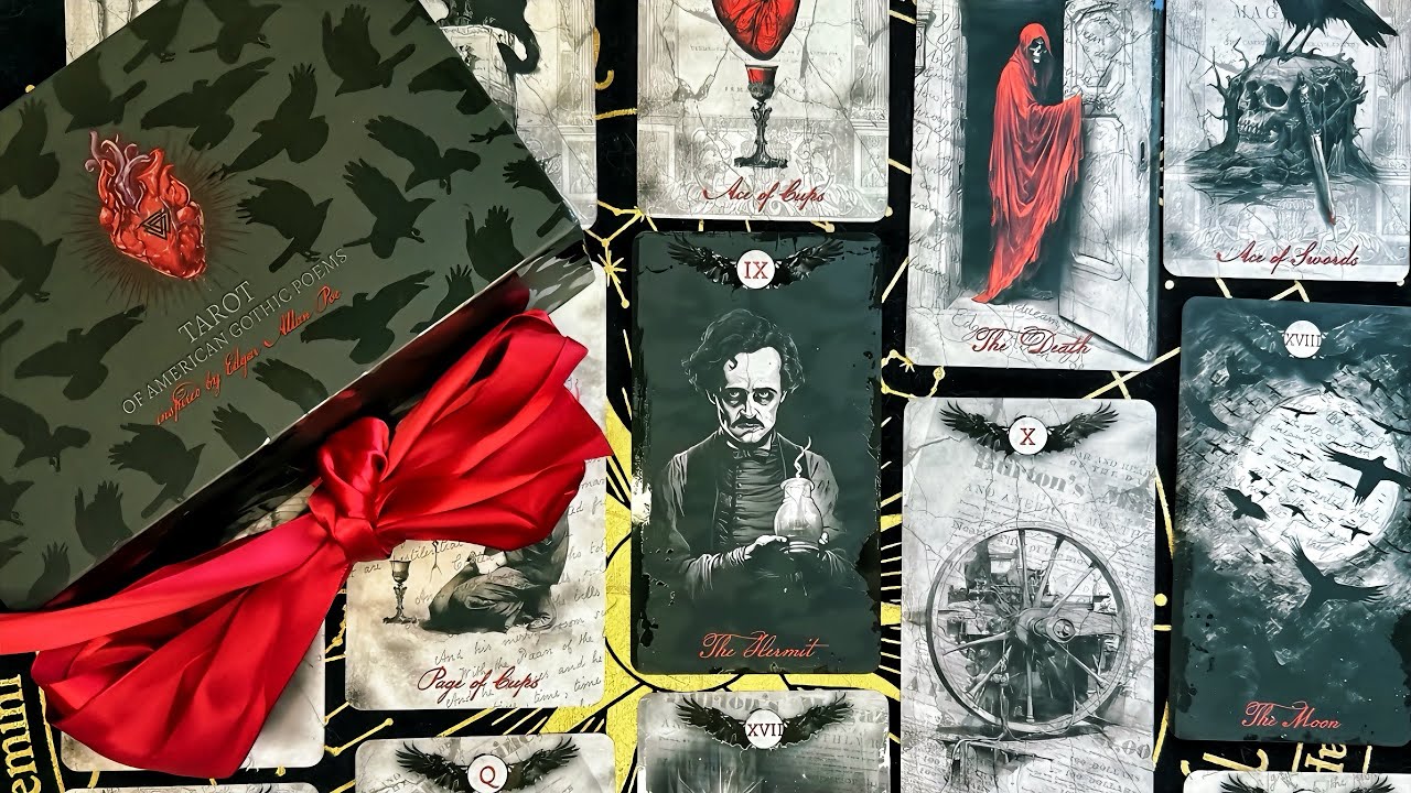 TAROT OF AMERICAN GOTHIC POEMS 🩸♥️ Таро Американских готических поэм