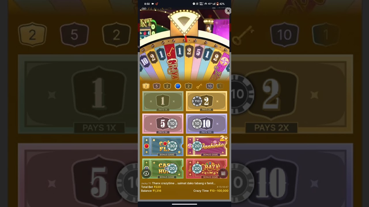 TIPS AND TRICKS TO PLAY CRAZY TIME AND ROULETTE WHATSAPP IN DESCRIPTION