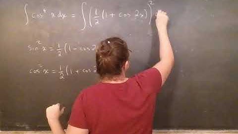 Trigonometric integrals -- even powers of sine and cosine