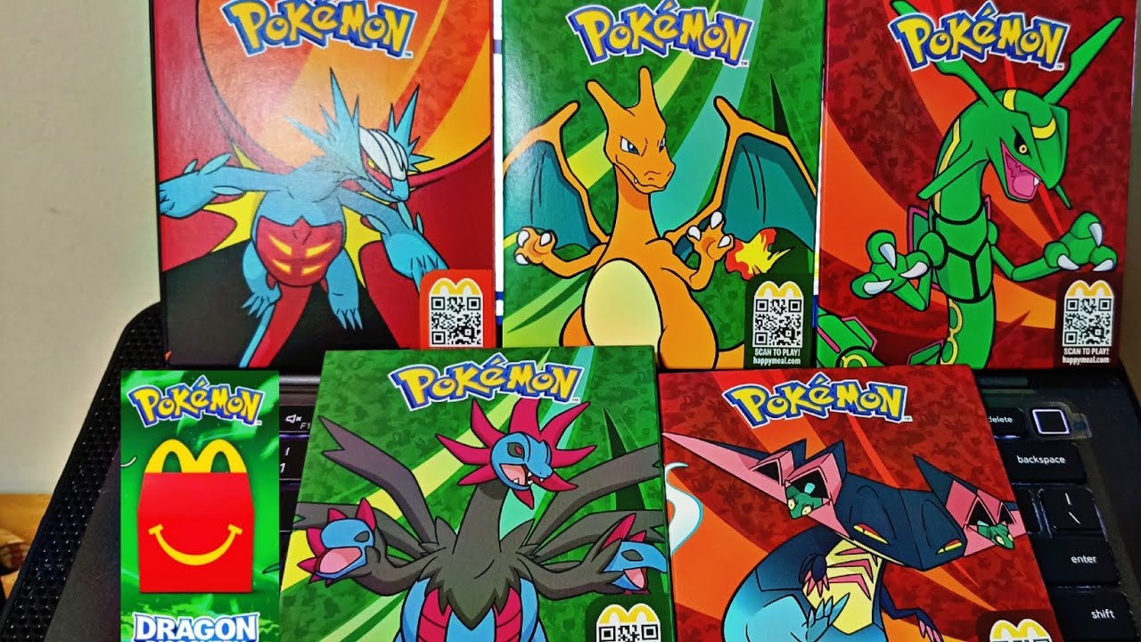 McDonald's Philippines new Pokemon Cards | Dragon Discovery | Opening of 5  variants #pokemon #mcdo