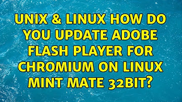 Unix & Linux: How do you update Adobe Flash Player for Chromium on Linux Mint MATE 32bit?