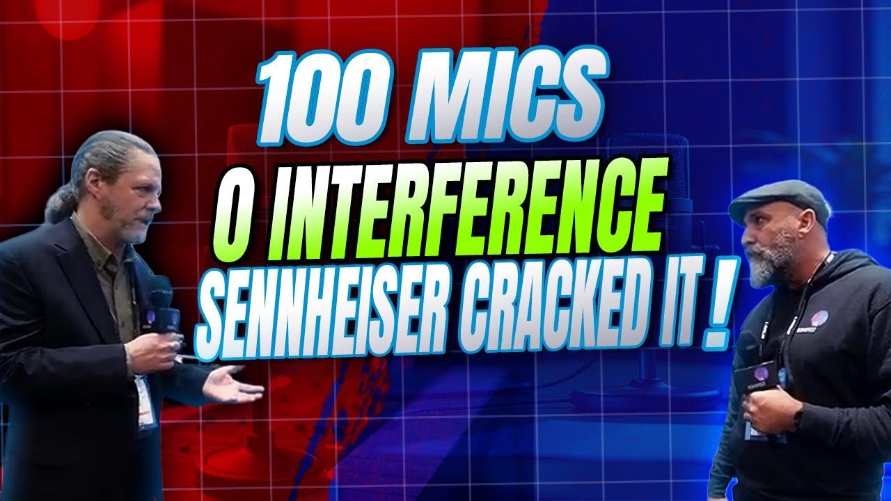 100 Mics One Room No Interference – Sennheiser EW DX at ISE 2025 - YouTube