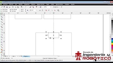 Curso Diseño Mecánico de robots en Corel Draw # 20 - Diseño de un simple robot bípedo