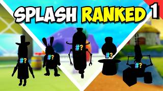 Who is the KING of SPLASH?? SpongeBob TD Prismatic Splash Units Ranked from BEST to WORST | Part 1