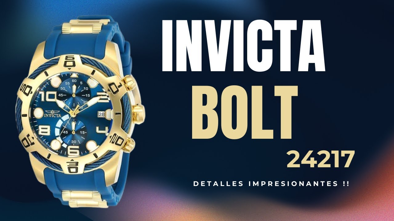 "Invicta Bolt 24217: Un Reloj que Revoluciona el Estilo"