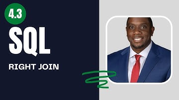 4.3 How to do RIGHT JOIN in SQL | SQL Full Course for Beginners | By Carl Huff