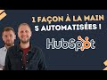 Comment crer une fiche contact sur hubspot crm  la  et en automatique  tuto hubspot 2