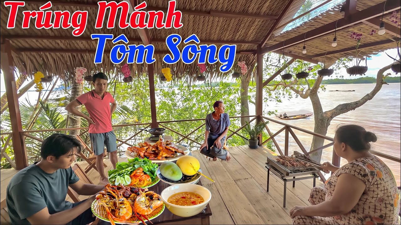 Không Thể Tin Đợt Lú Đầu Tiên Trên Sông Trúng Mánh Nhiều Tôm Đến Mức Này