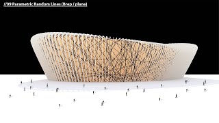 Parametric Stadium Shell Random Lines Grasshopper Tutorial Profile