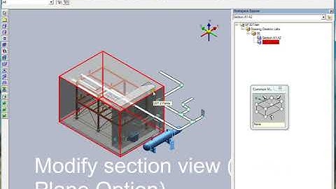 SP3D #05b Modify Section View Cutting Plane Option