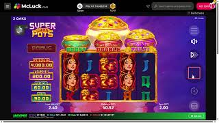 Super China Pots and New Ice Mints on McLuck.com 8/7/25 10:10am screenshot 2