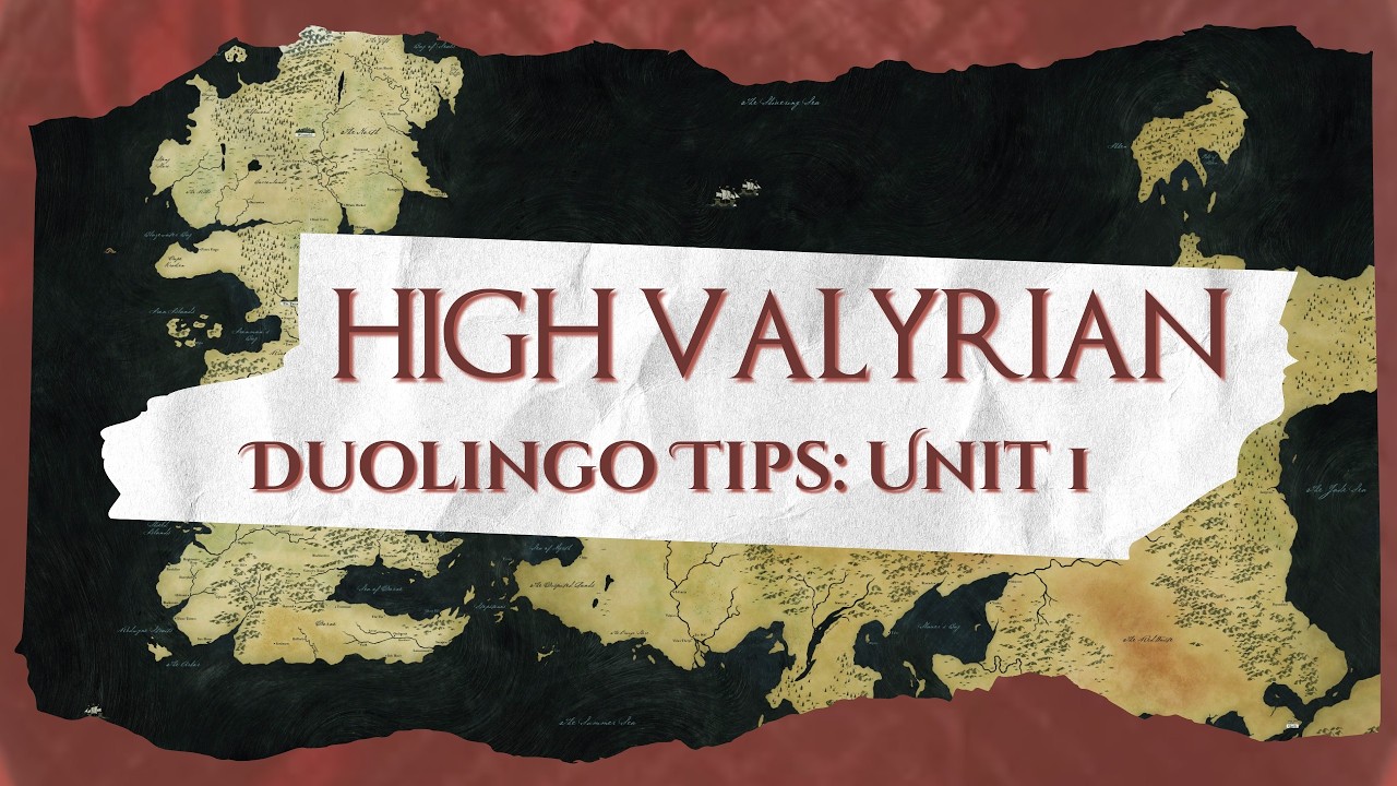 High Valyrian Duolingo Tips: Section 1, Unit 1