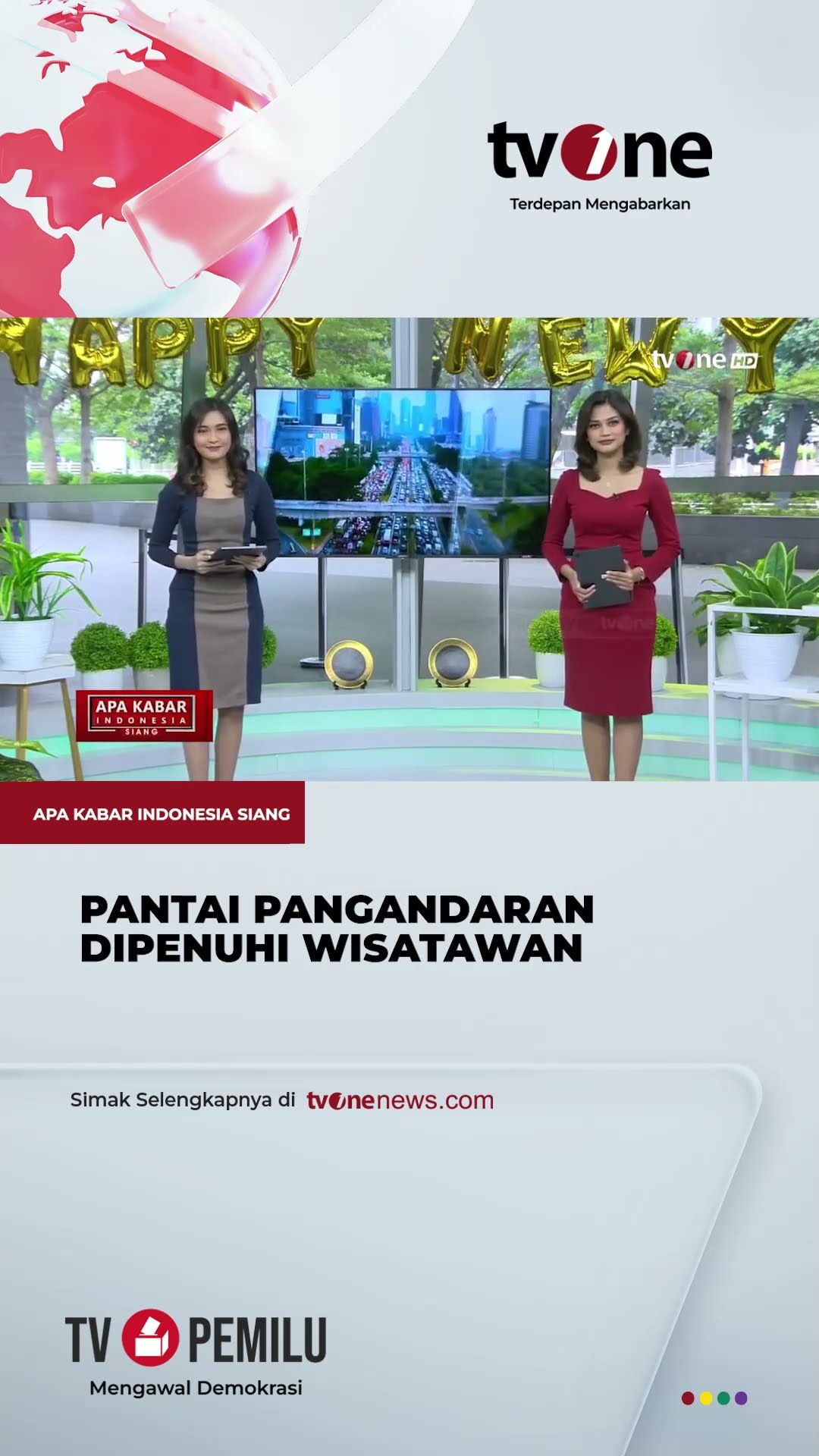 Pantai Barat Pangandaran Dipenuhi Wisatawan | tvOne