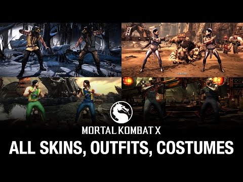 Mortal Kombat X: All Skins / Outfits / Costumes (see description for update)