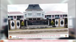 Gpnp Nasional Penyerahan Buku Kepada Ketua Pkk Gunung Sitoli