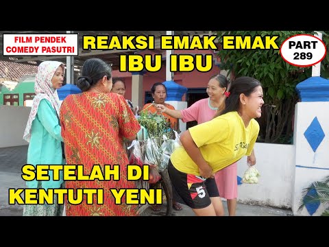 Yeni Kentut Di Depan Emak Emak Seperti ini Reaksi Mereka Bikin Ngakak !! Pasutri Lucu 